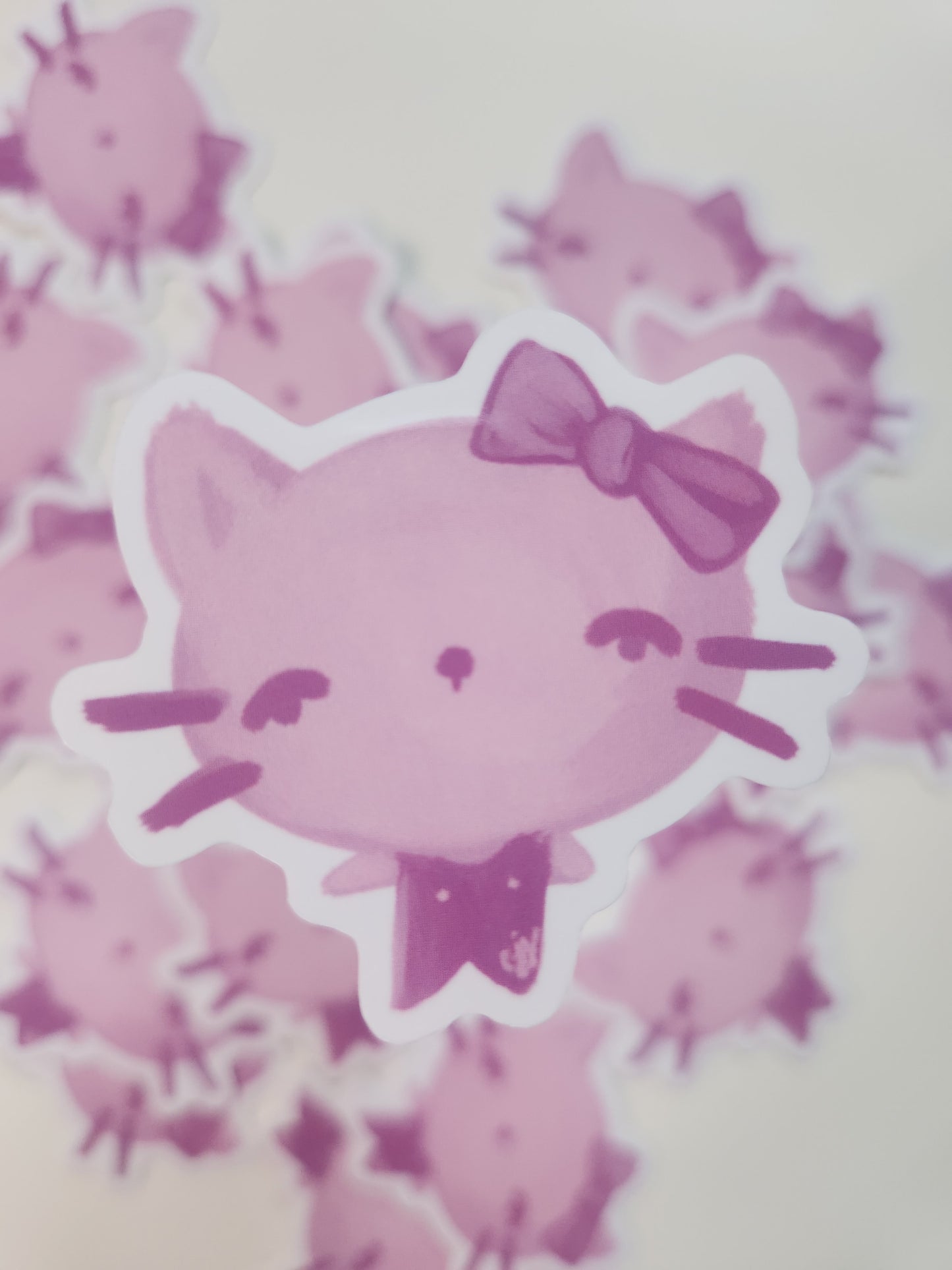 Greetings Cat Sticker