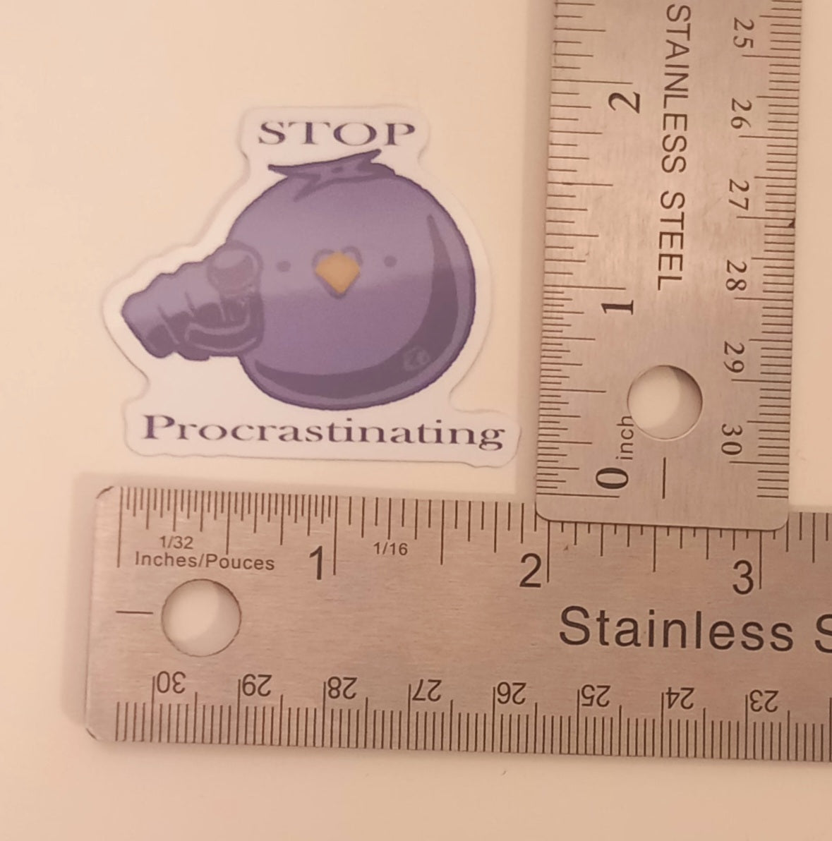 Stop Procrastinating Sticker
