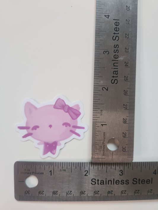 Greetings Cat Sticker