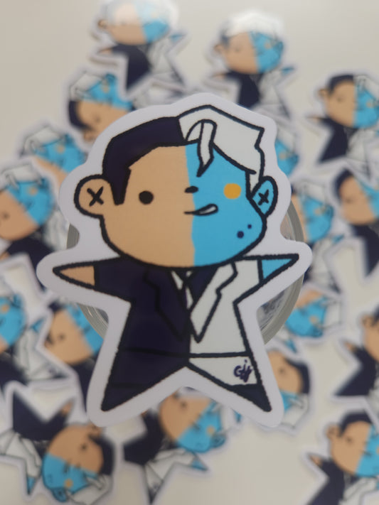 Two Face Sticker