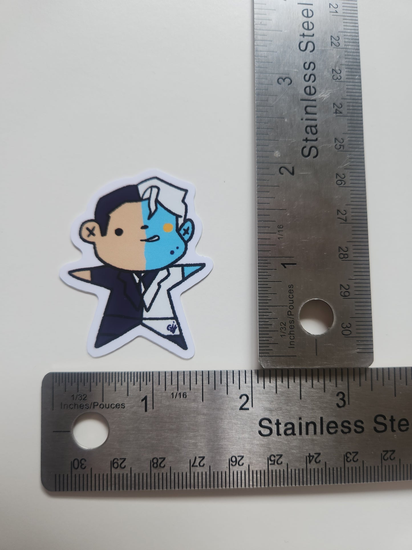 Two Face Sticker